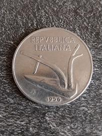 10 Lire 1956 Spighe di Grano Italia