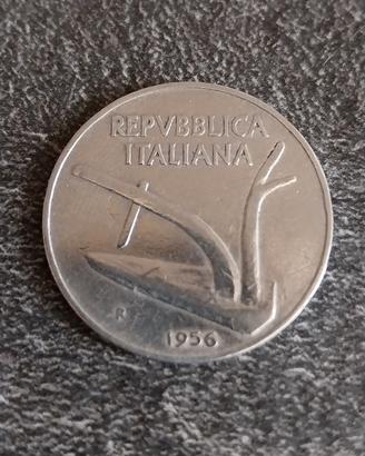 10 Lire 1956 Spighe di Grano Italia