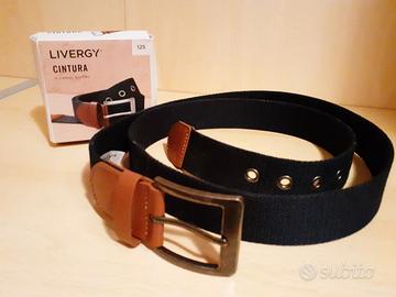 Cintura Livergy In Tela Blu - 125 Cm
