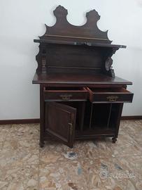 Credenza arte povera in noce