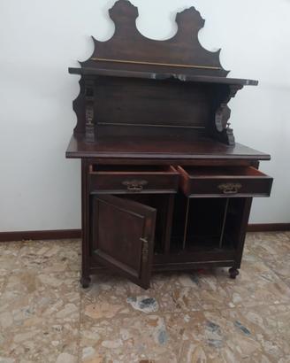 Credenza arte povera in noce