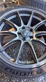 Set 19" OZ Hyper GT HLT Star Graphite gommati