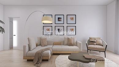 5 locali con studio, box e cantina