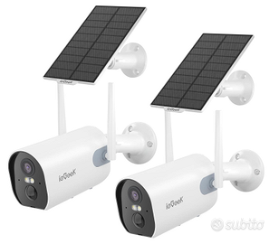 ieGeek 2K Telecamera Wi-Fi Interno/Esterno Senza F