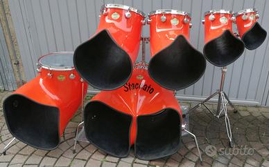 Batteria Staccato Drums Voyager 6 Vintage '70 Rara