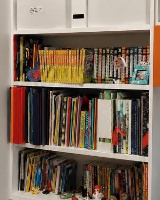 Libreria Doimo bianca moderna con ante