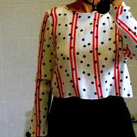 top a pois e a righe