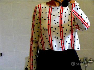 top a pois e a righe