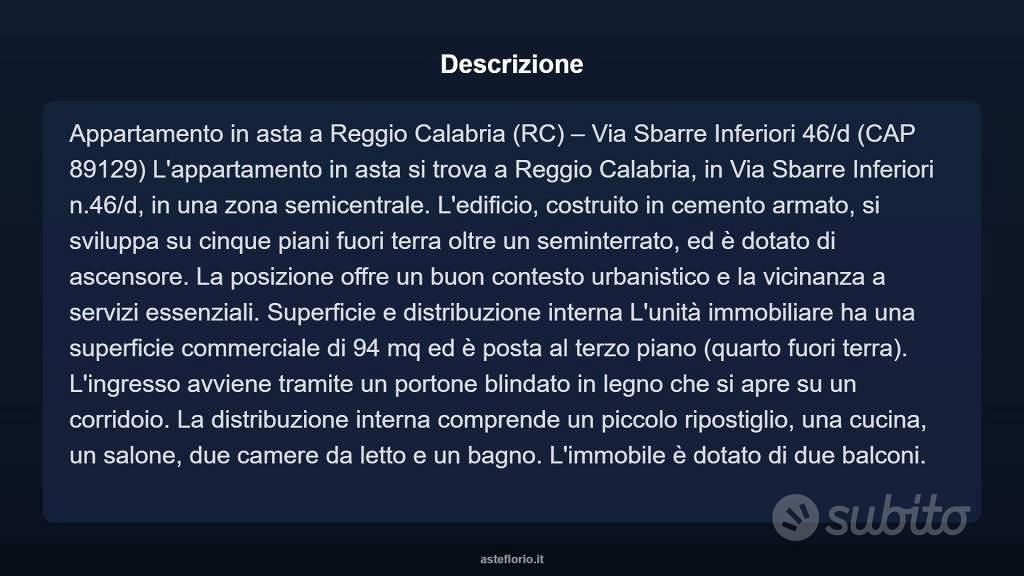 Appartamento – Reggio Calabria - Vista 5