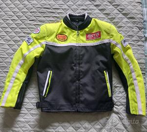 Giubbotto moto bambino 8 - 10 anni.