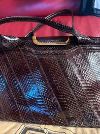 Borsa pelle di serpente