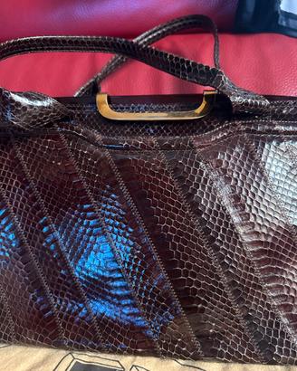 Borsa pelle di serpente