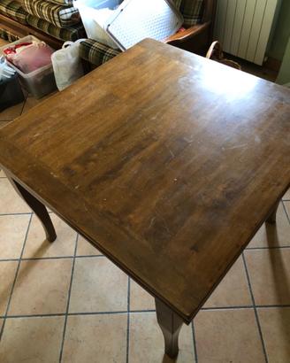 Tavolo legno apribile 100x100