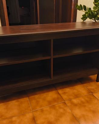  2 mobili da soggiorno colore marrone wenge 