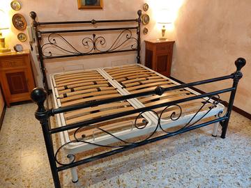 Rete letto elettrica piu giroletto in ferro
