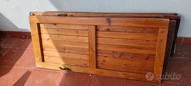 portelloni rustici di legno per esterni