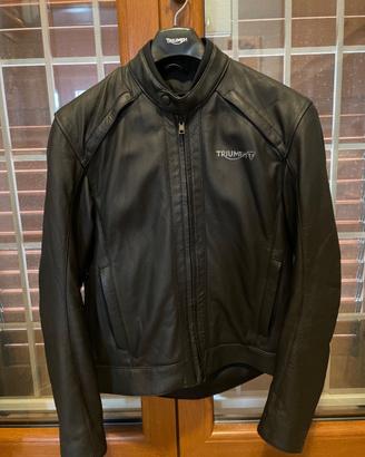 Giacca da moto in pelle Triumph