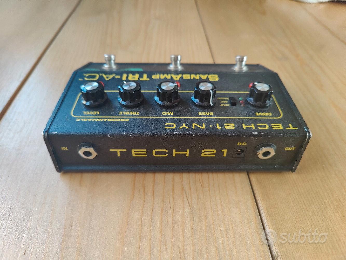 TEGH.21　SansAmp　TRI-AC Tech 21: Sansamp Tri-AC - On Bass | Amateur Effects Reviews