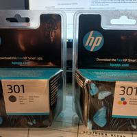 Hp 301 cartucce nero e colore Nuove