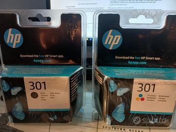 Hp 301 cartucce nero e colore Nuove