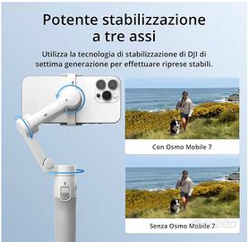 Osmo mobile 7 Dji stabilizzatore a tre assi.