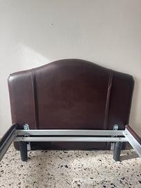 Letto Ecopelle moderno 1 piazza e mezza