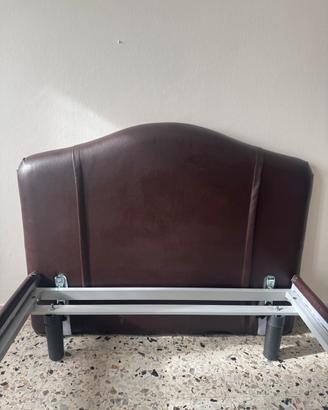 Letto Ecopelle moderno 1 piazza e mezza