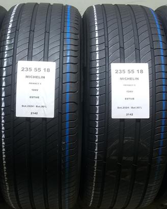 4 GOMME 235 55 18 MICHELIN A2142