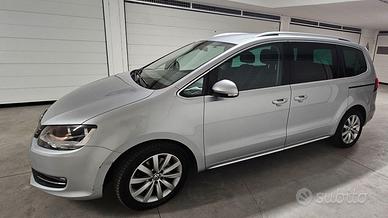 VW Sharan 2.0 TDI DSG 7 posti gancio traino