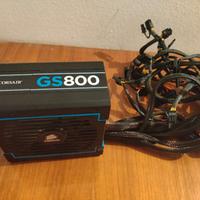 alimentatore corsair 800w GS800