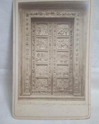 Carte de visite Alinari Porta del Paradiso Firenze