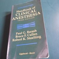 Handbook of Clinical Anesthesia. Barash, Cullen