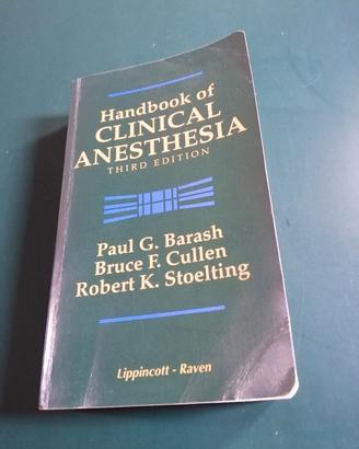 Handbook of Clinical Anesthesia. Barash, Cullen