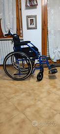Sedia a rotelle, carrello deambulatore, asta per f