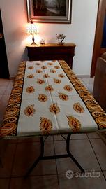 Copritavolo fantasia nuovo tessuto canapa