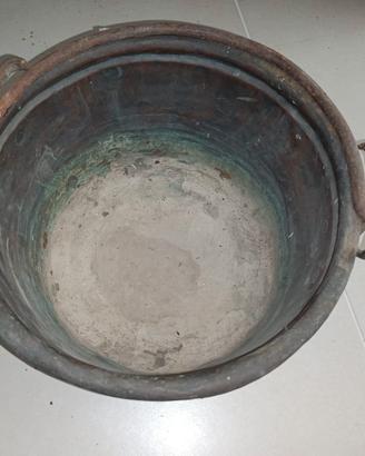 Antico Paiolo in Rame Battuto