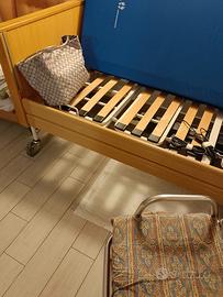 Letto con sponde rete con motore elettrico