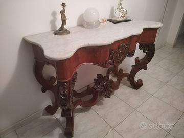 consolle '900 con specchio
