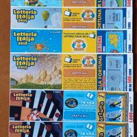 BIGLIETTI LOTTERIA con allegato gratta e vinci
