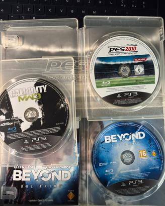 PES2010 + COD MW3 + BEYOND TWO SOULS / PS3