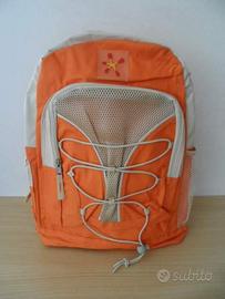 Zaino nuovo mai usato, col Arancio/Beige-foto