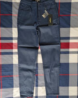 DONNA Pantalone Camomilla 46 blu marino