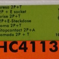 7 prese 10A BTicino Axolute HC4113