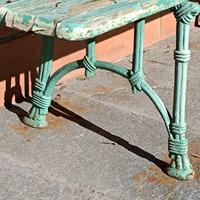 Panchine in ferro battuto anni 20