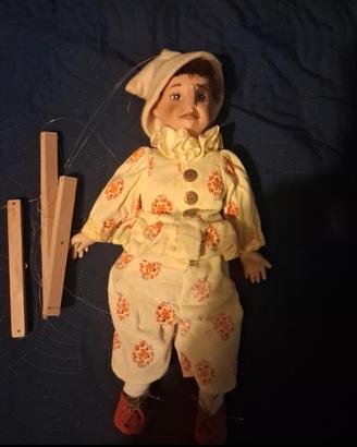 Pinocchio grande in ceramica 