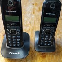 coppia telefoni cordless Panasonic 