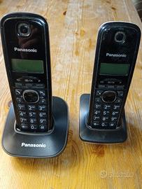 coppia telefoni cordless Panasonic 