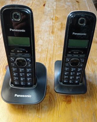 coppia telefoni cordless Panasonic 