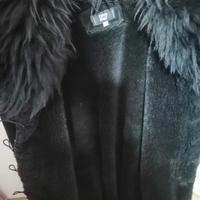 cappotto vero camoscio con pelo