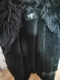 cappotto vero camoscio con pelo